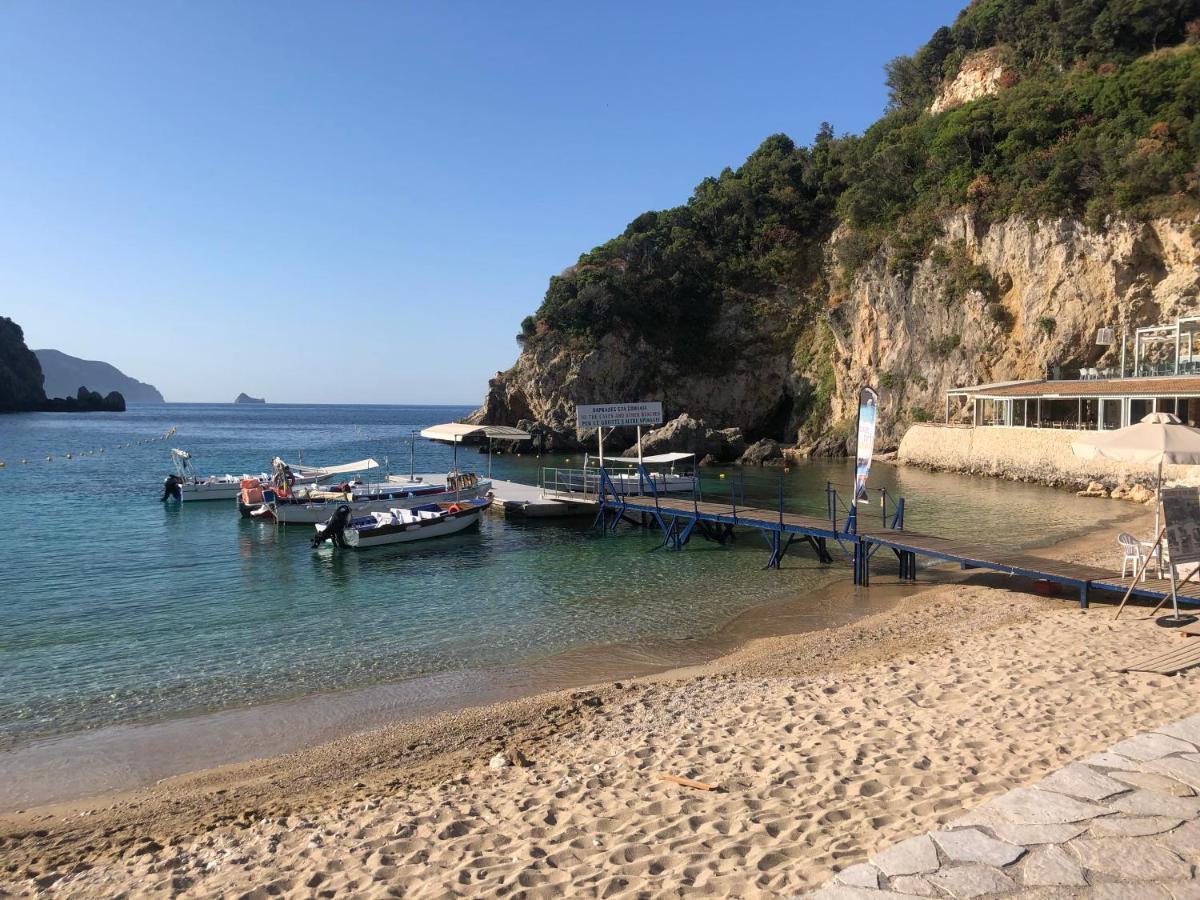 Villa Ampelaki 30 meters to beach Paleokastritsa Exteriör bild