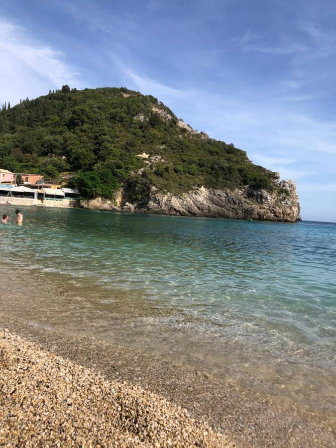 Villa Ampelaki 30 meters to beach Paleokastritsa Exteriör bild